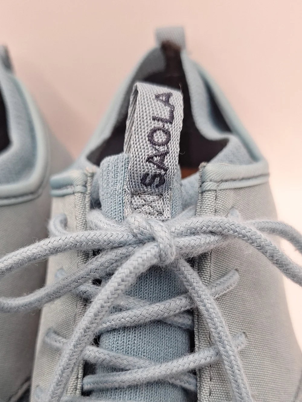 Saola Semnoz II Men's Light Blue Knit Lace-Up Sneakers